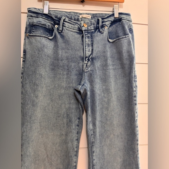GOOD AMERICAN CLASSIC BOOTCUT JEANS indigo 238 size 14/32 - Picture 6 of 11